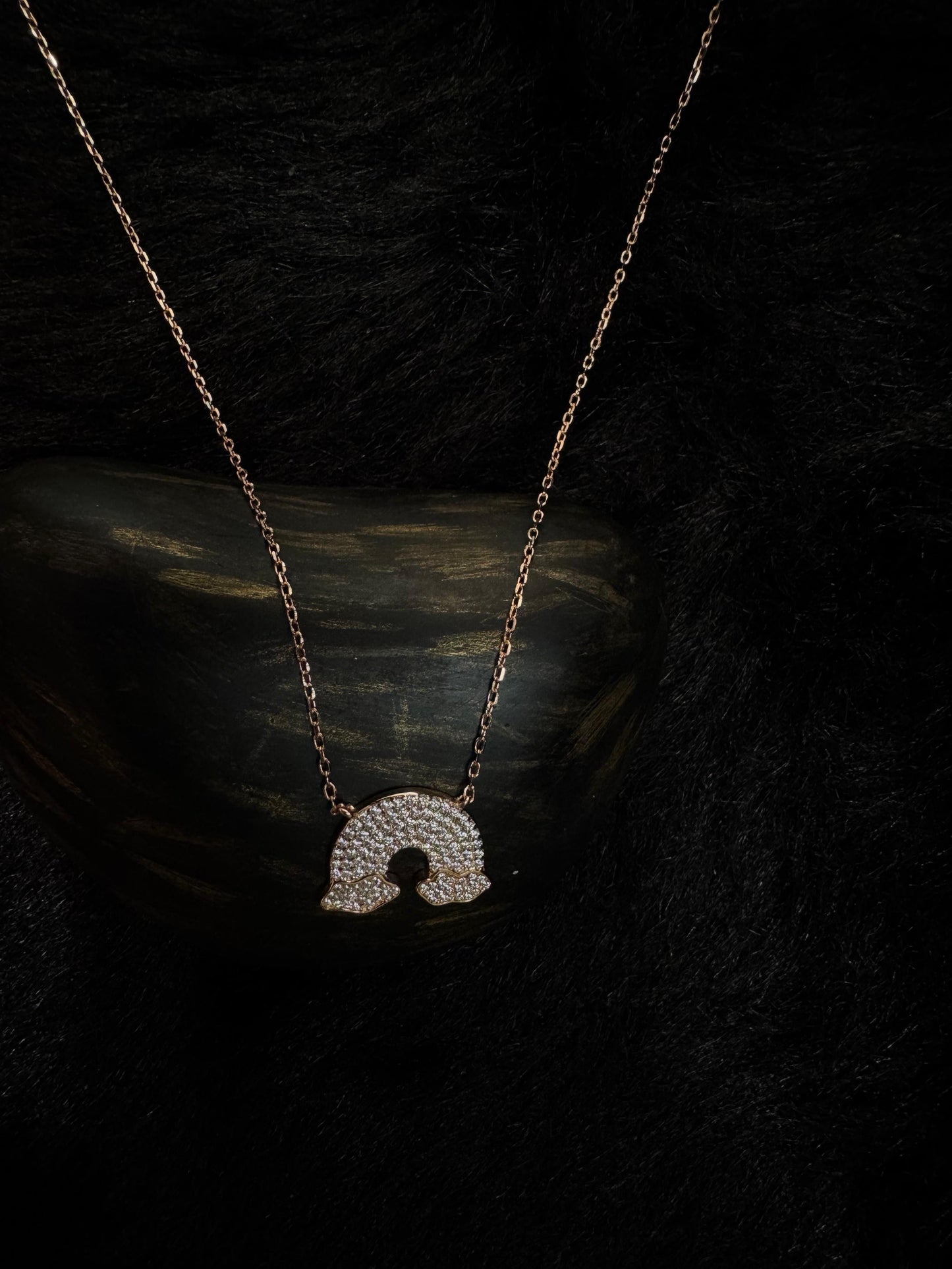 Radiant Arch Sterling Silver Necklace