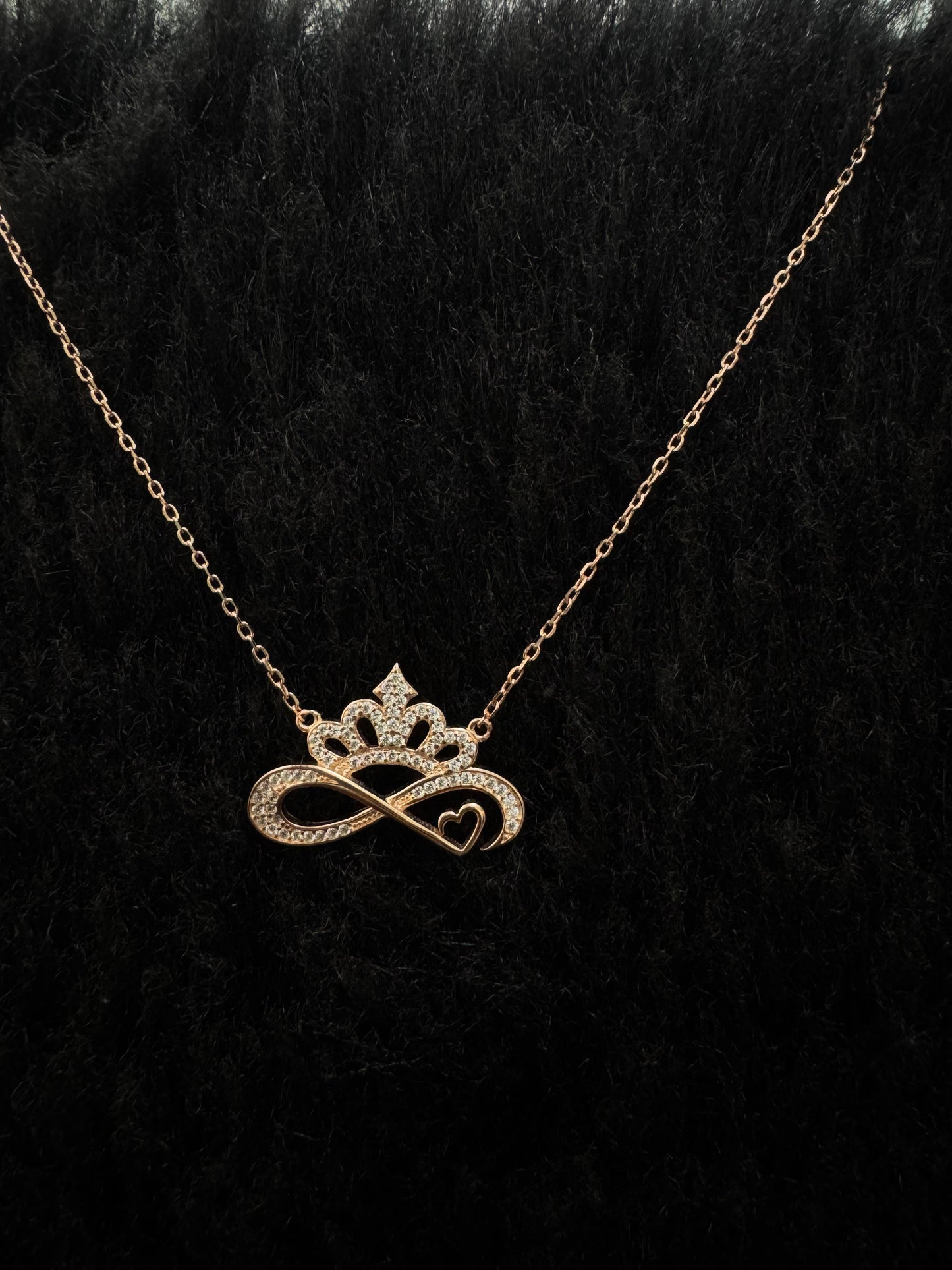 Eternal Crown Infinity Necklace