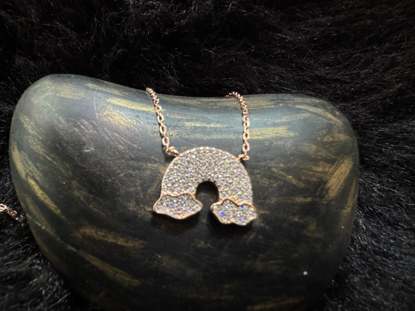 Radiant Arch Sterling Silver Necklace