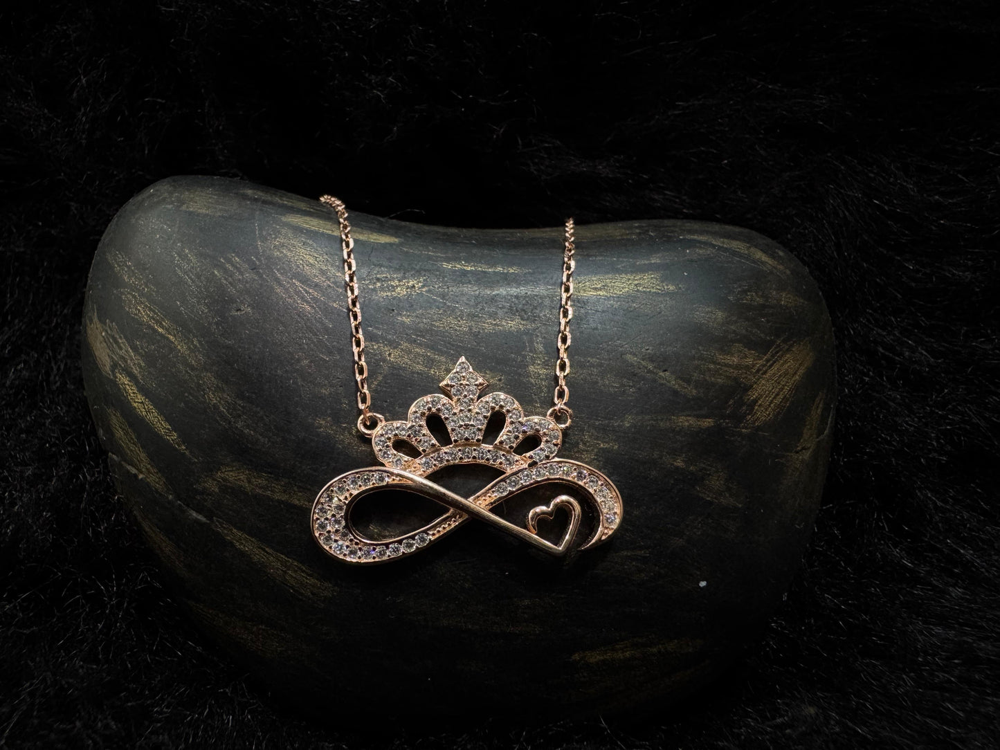 Eternal Crown Infinity Necklace