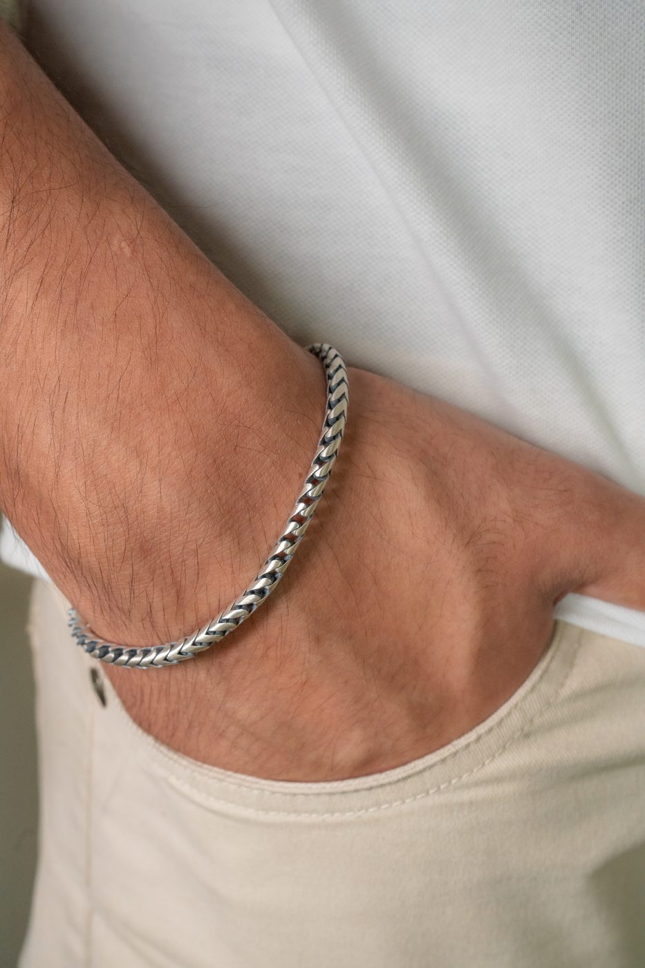 Men's Silver Bracelet 02