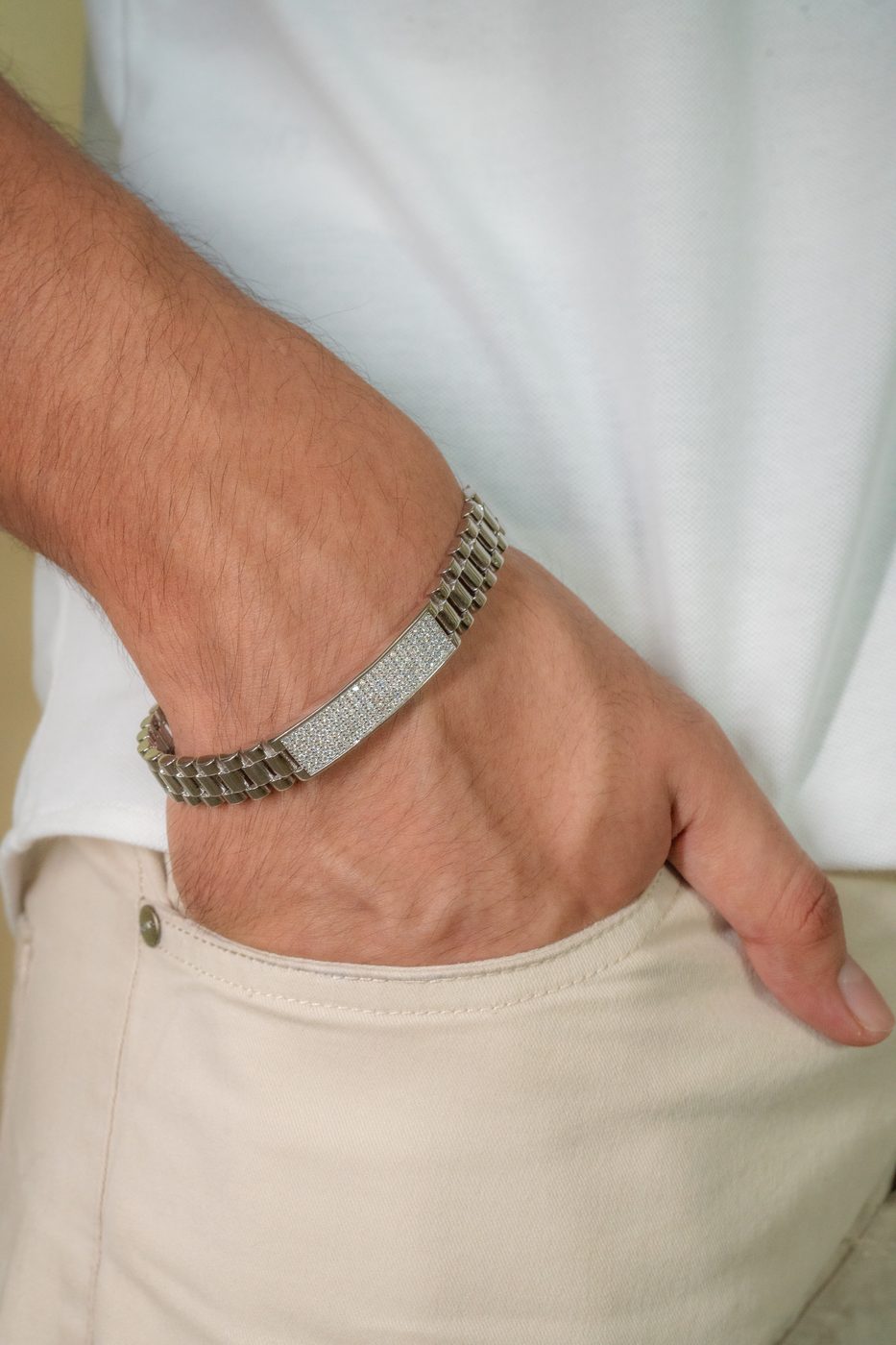 Men's Silver Bracelet 06