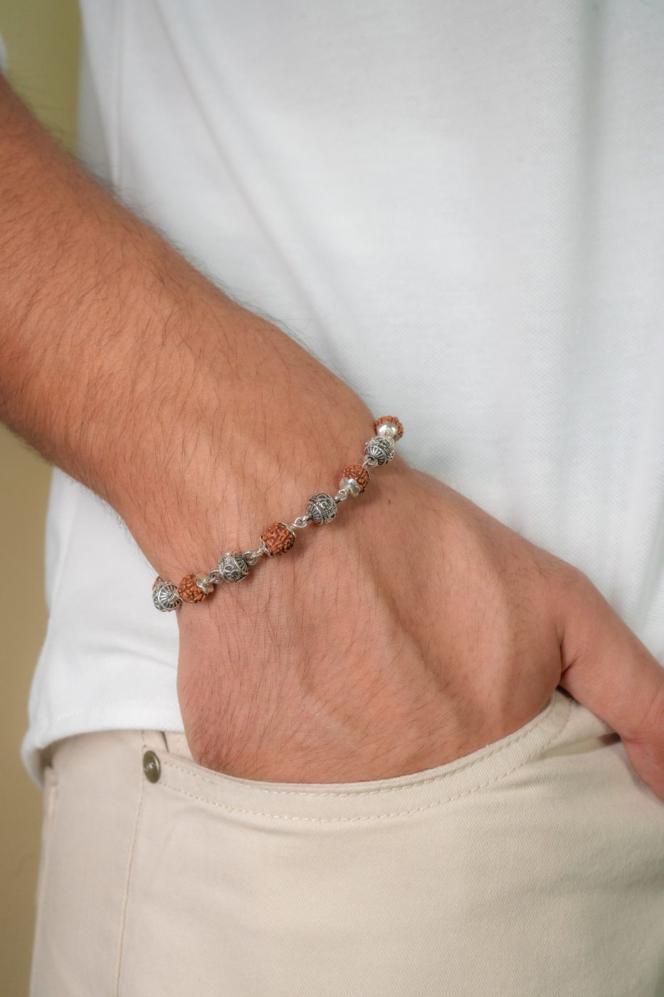 Men's Silver Bracelet 07