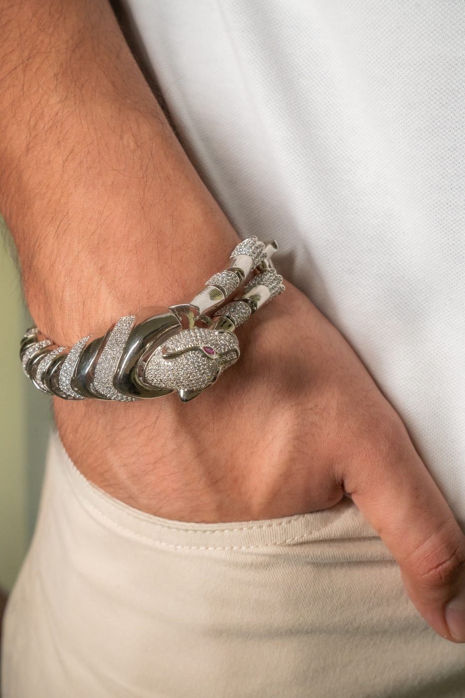 Men's Silver Bracelet 11