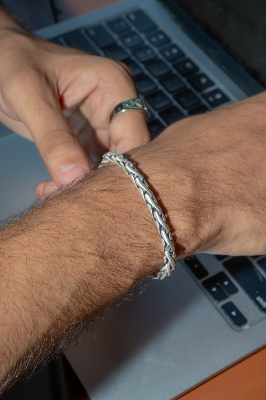 Men's Silver Bracelet 15