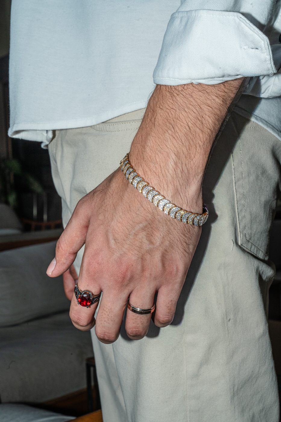 Men's Silver Bracelet 16