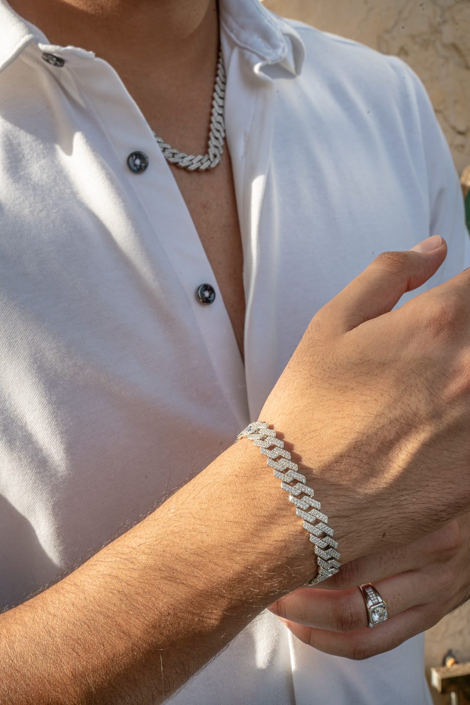 Men's Silver Bracelet 18