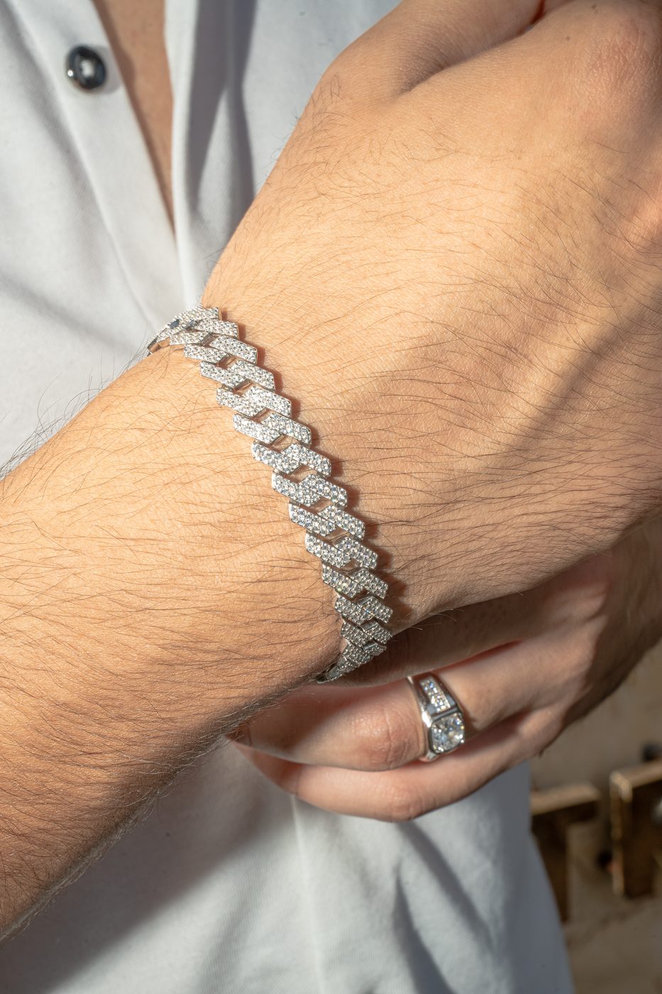 Men's Silver Bracelet 19