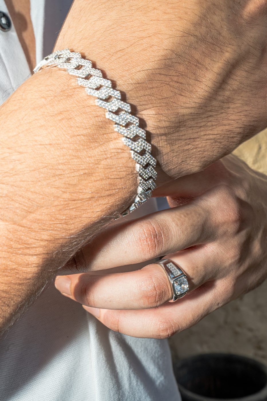 Men's Silver Bracelet 21