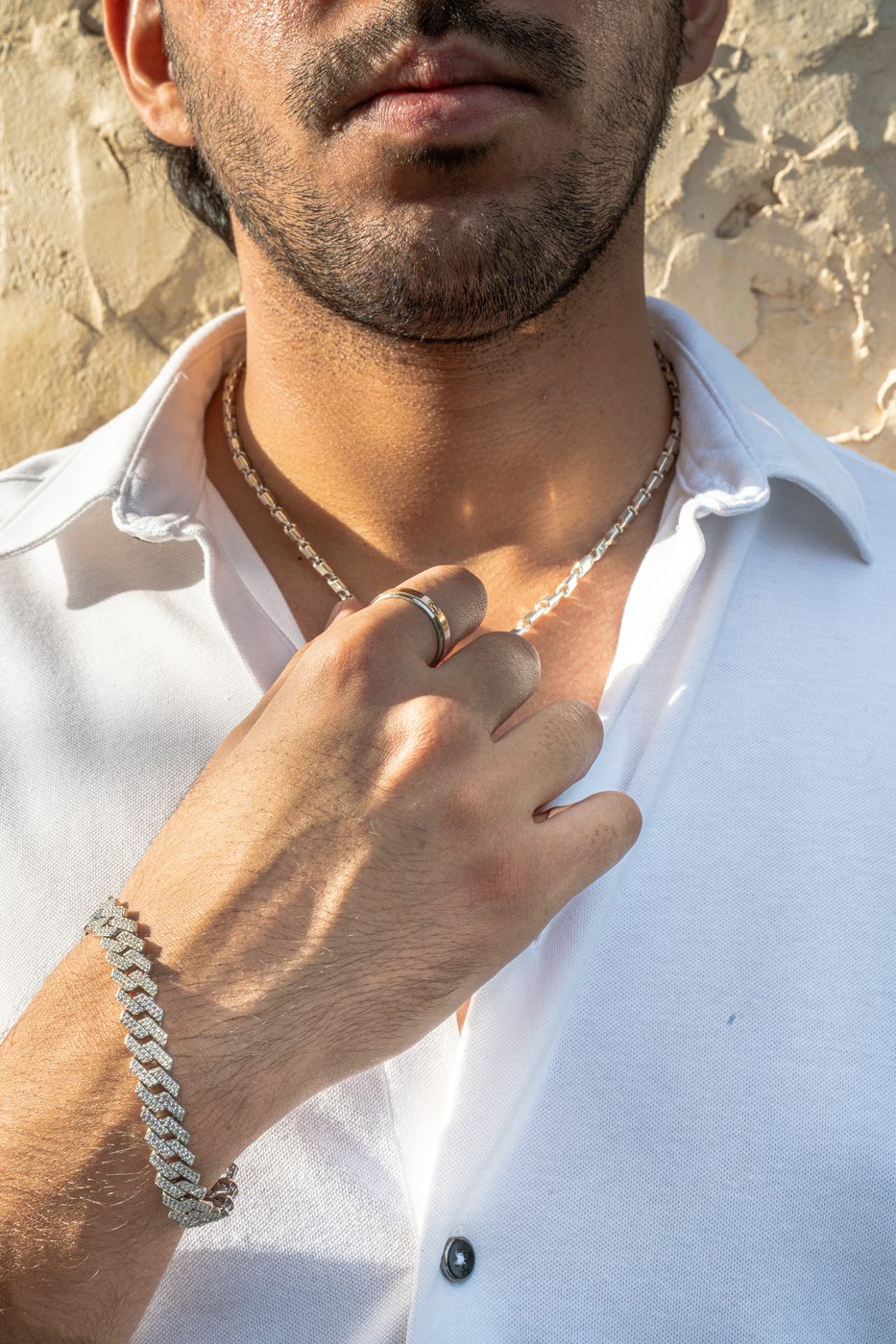 Men's Silver Bracelet 22