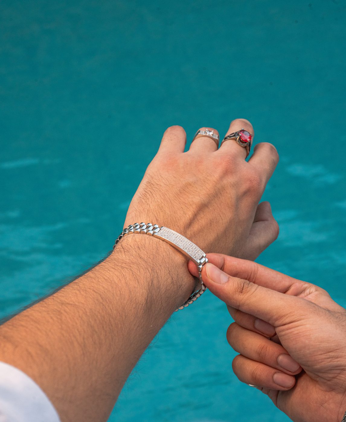 Men's Silver Bracelet 24