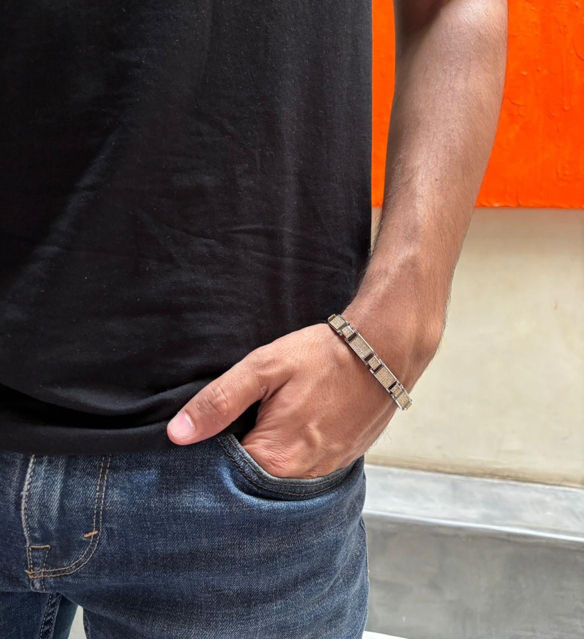 Men's Silver Bracelet 35