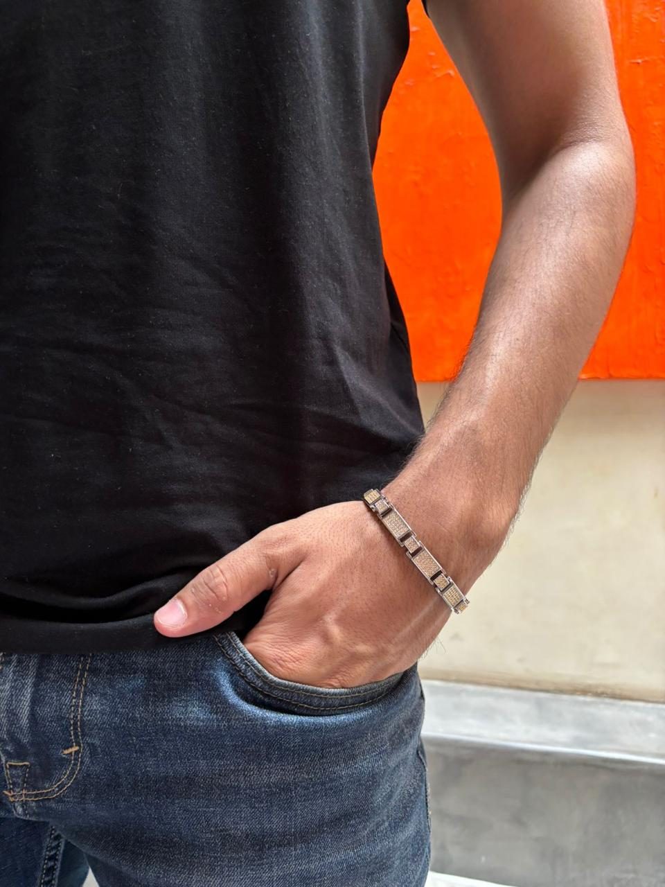 Men's Silver Bracelet 36