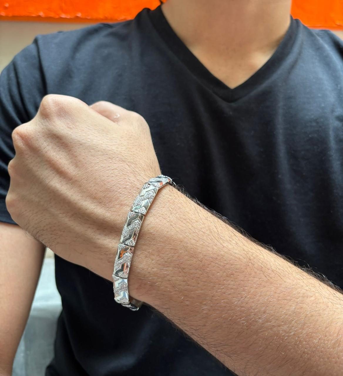 Men's Silver Bracelet 39