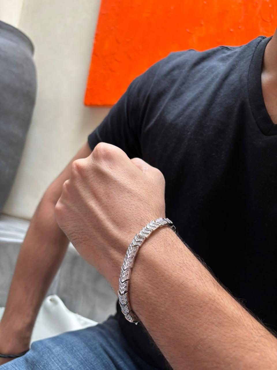 Men's Silver Bracelet 41