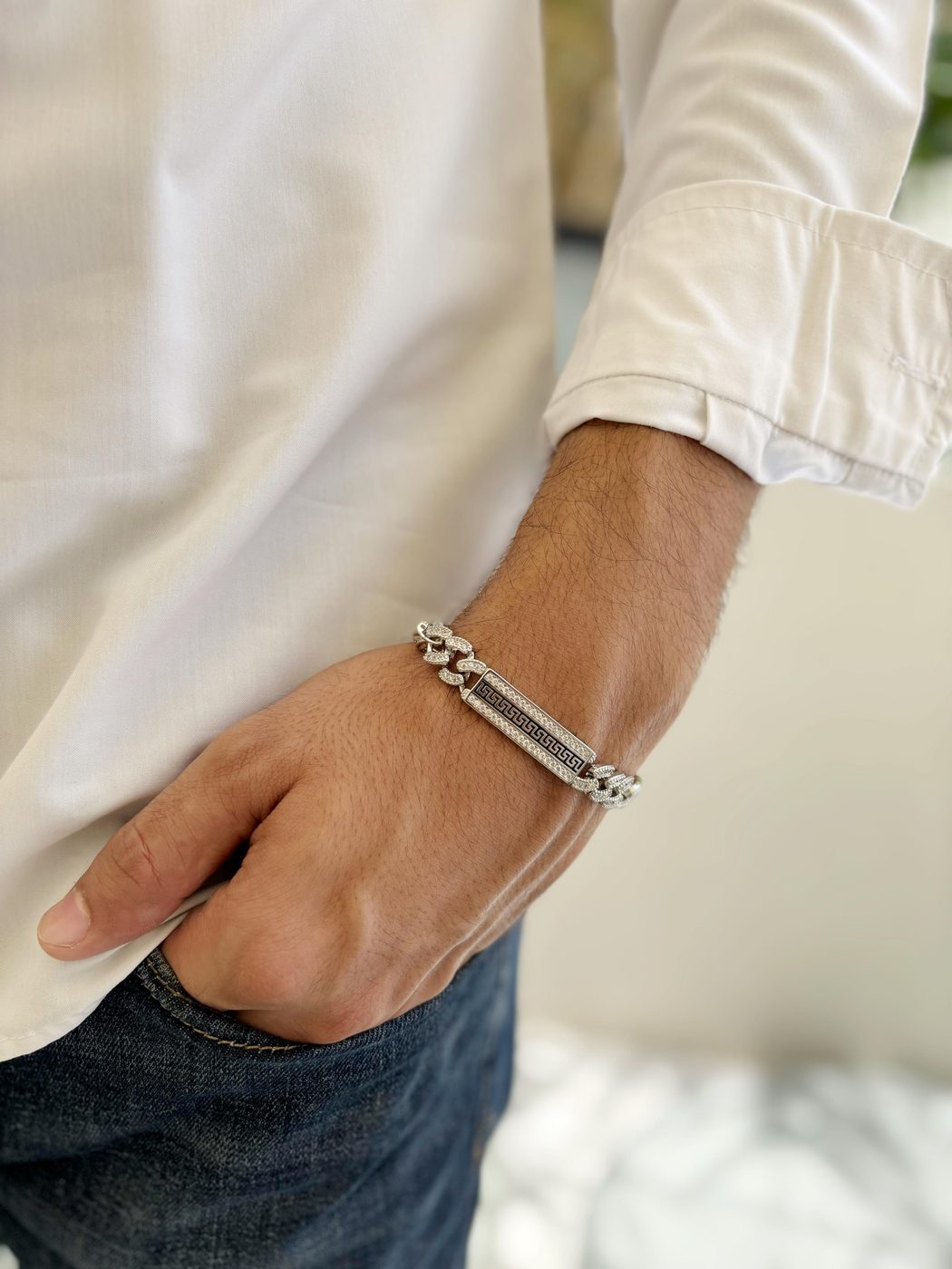 Men's Silver Bracelet 48