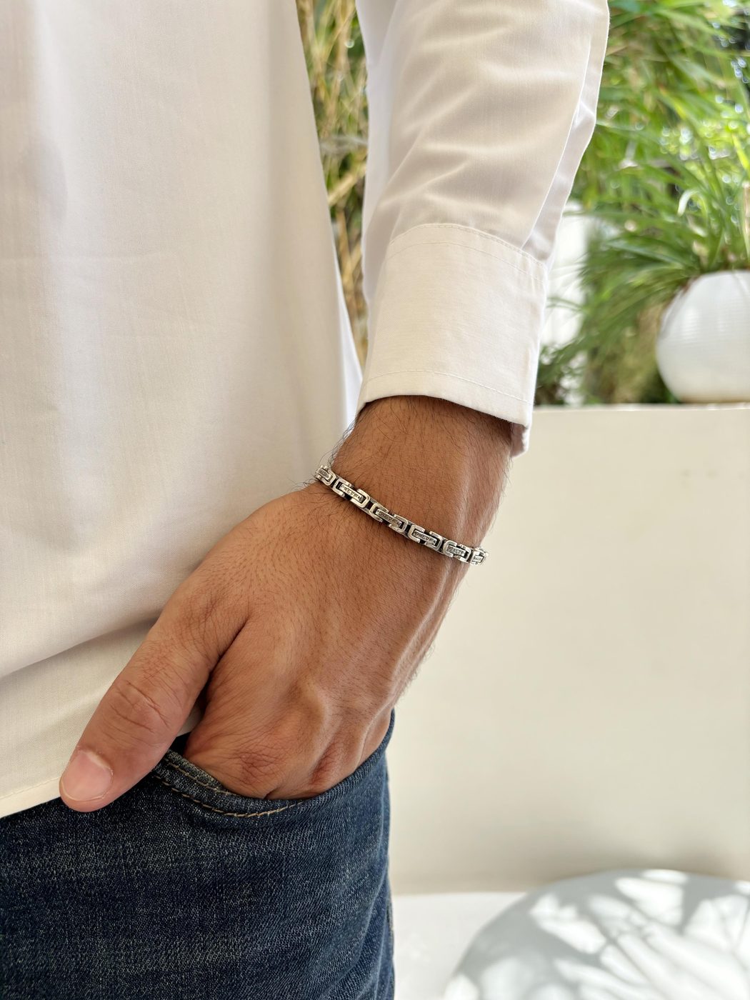 Men's Silver Bracelet 51