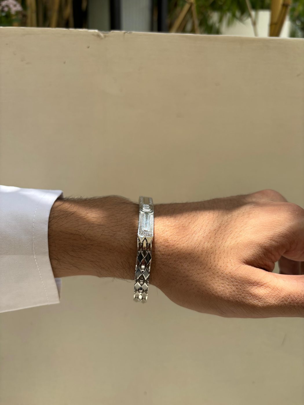 Men's Silver Bracelet 52