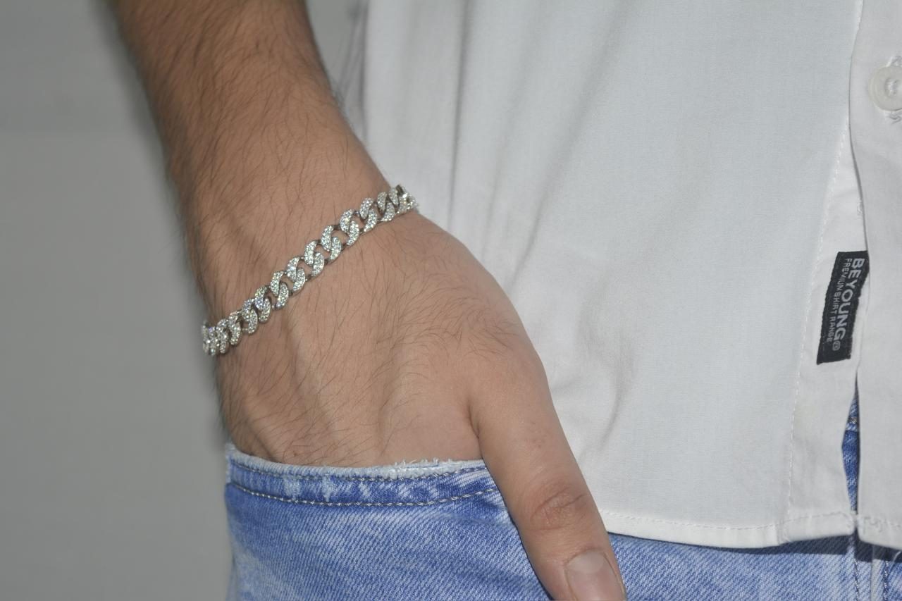 Men's Silver Bracelet 53