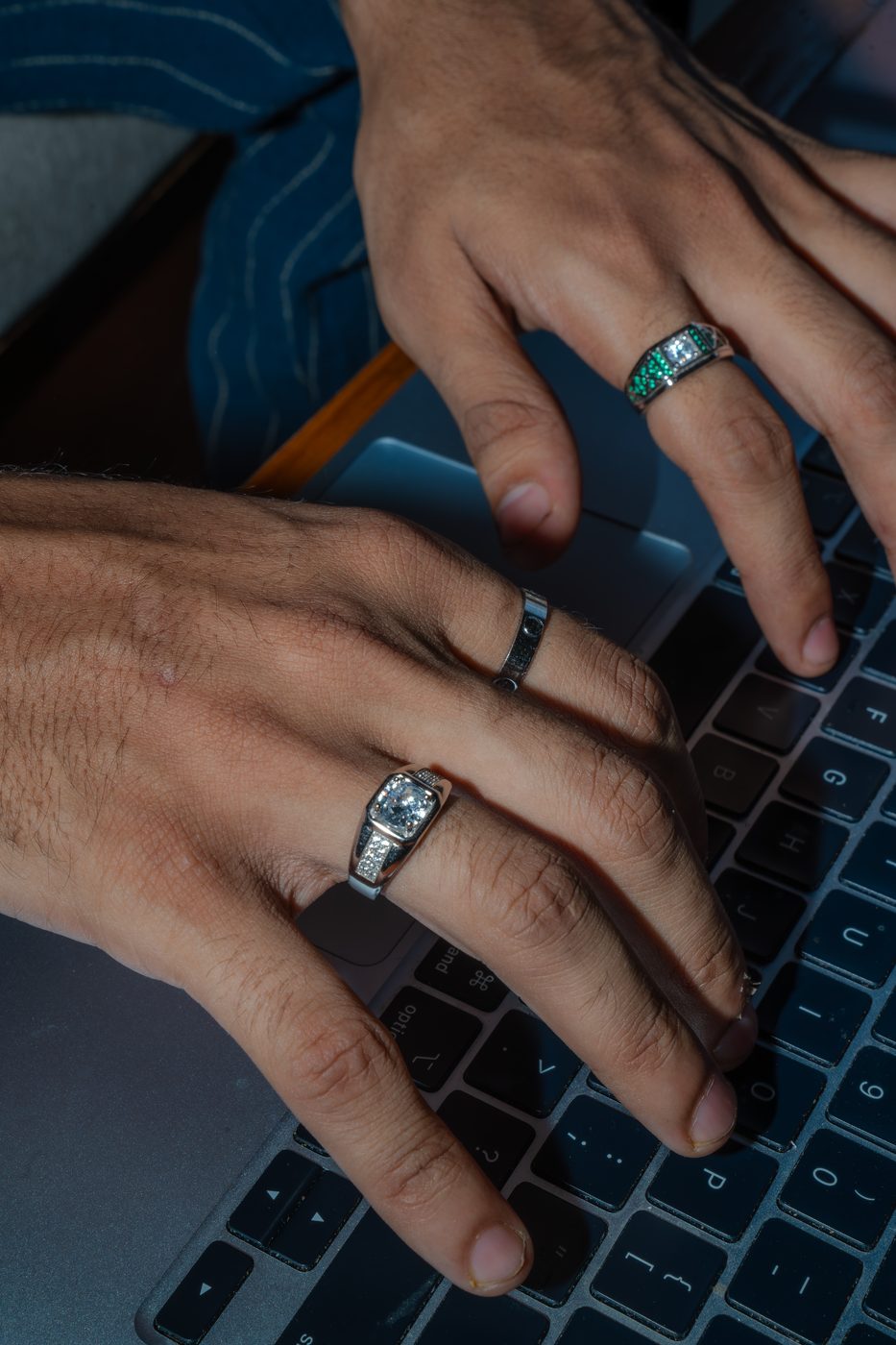 Men's Silver Ring 12