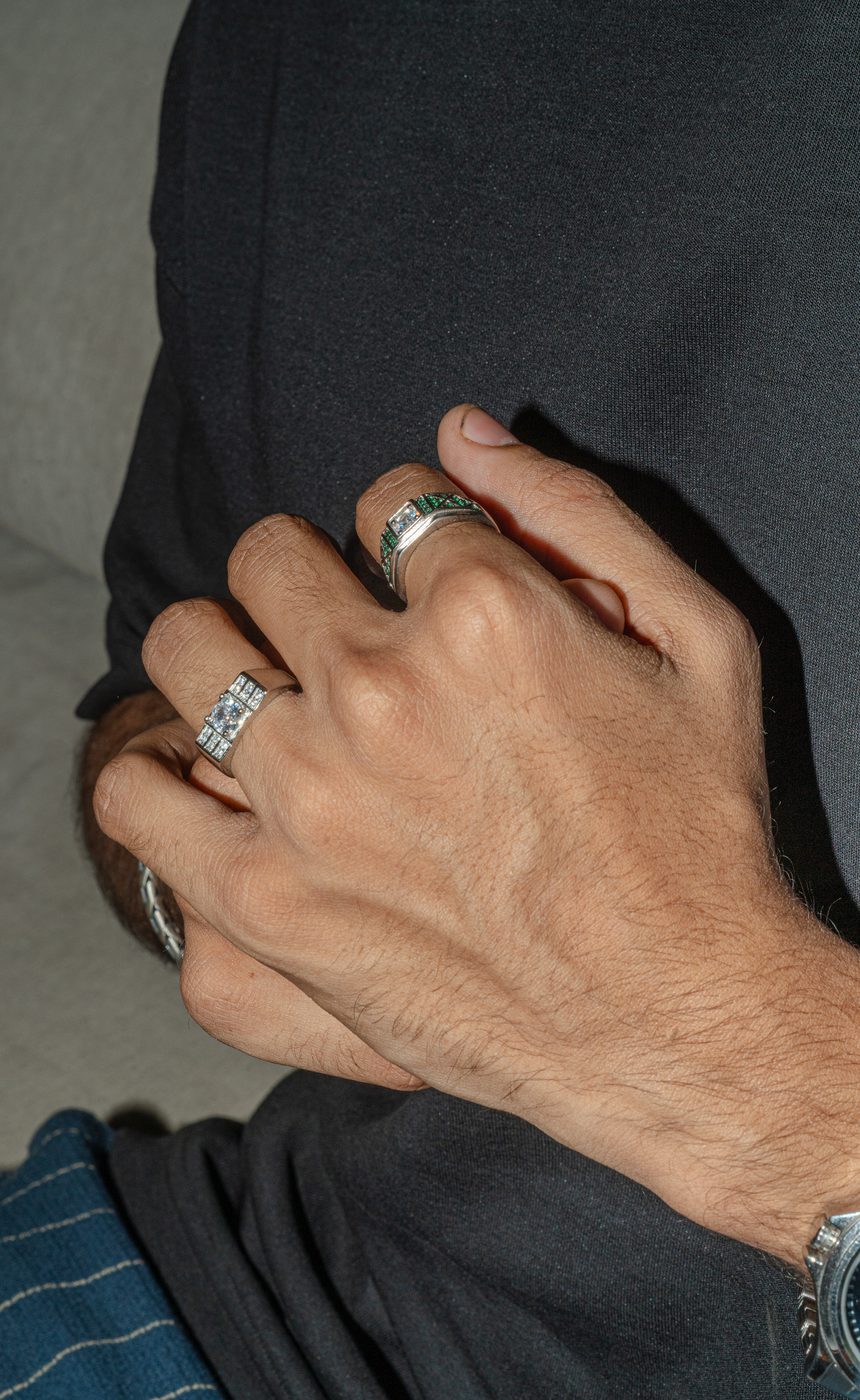 Men's Silver Ring 14