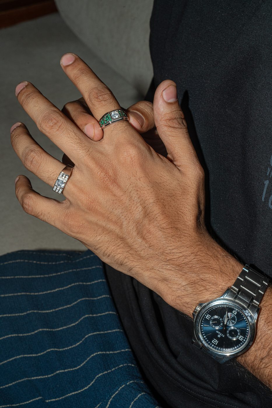 Men's Silver Ring 15