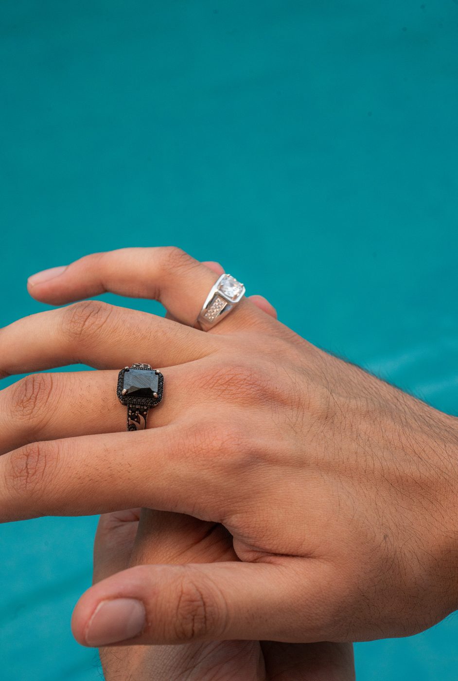 Men's Silver Ring 19